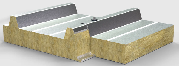 Mineral Wool (MW) insulated roof panels