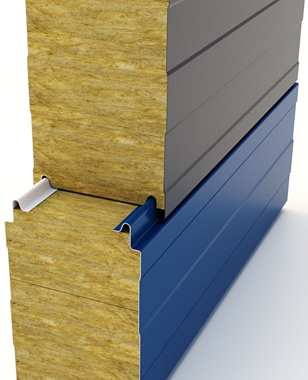 Mineral Wool (MW) insulated roof panels