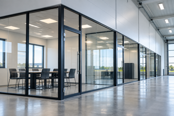 Glass partitions
