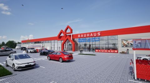 Contract secured for full facade envelope of new BAUHAUS store in Denmark