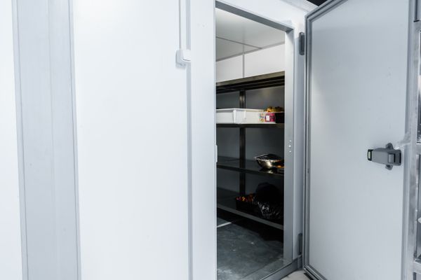 Industrial freezer room